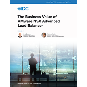 The Business Value of VMware NSX Advanced Load Balancer
