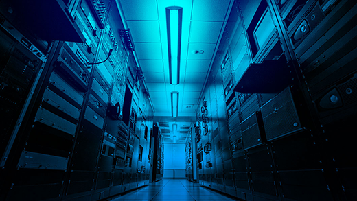 Photo of data server stack