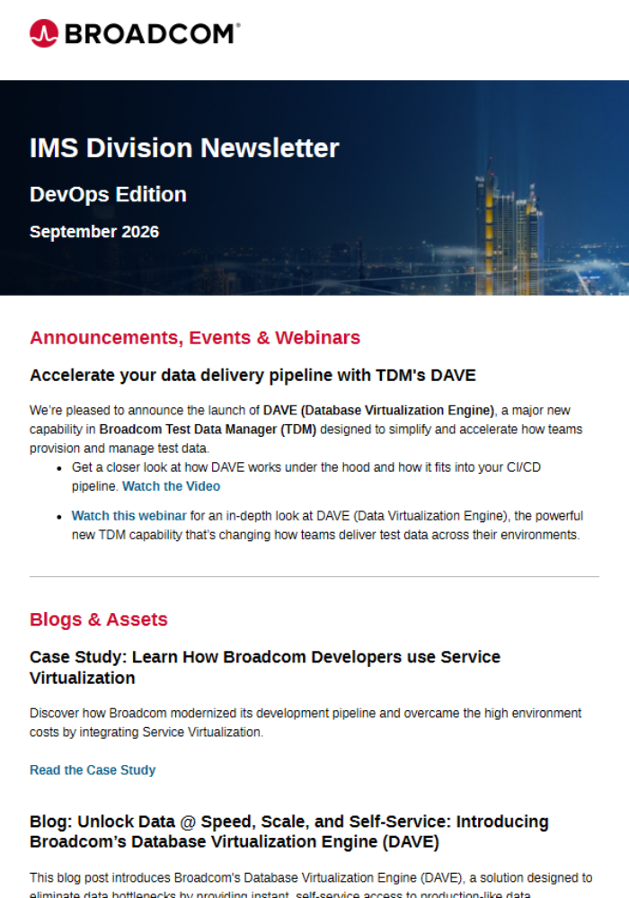 September 2026 Newsletter