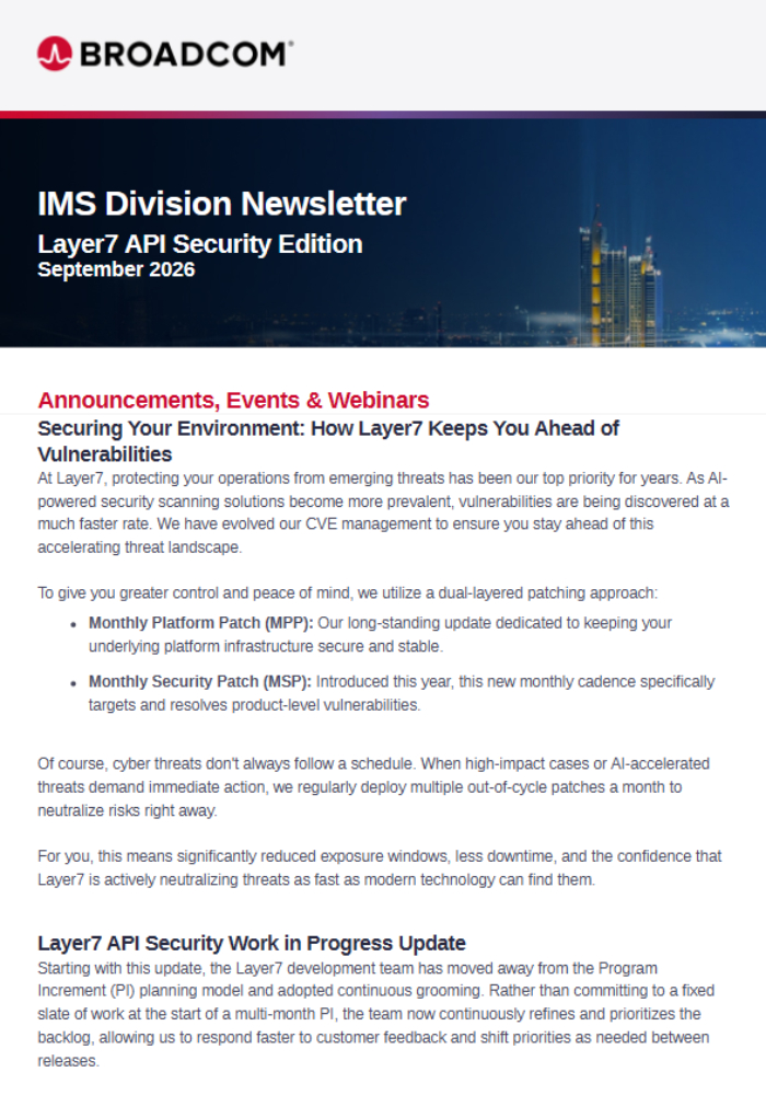 September 2026 Newsletter