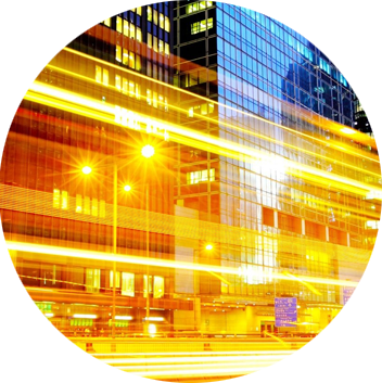 City Traffic Rushing By