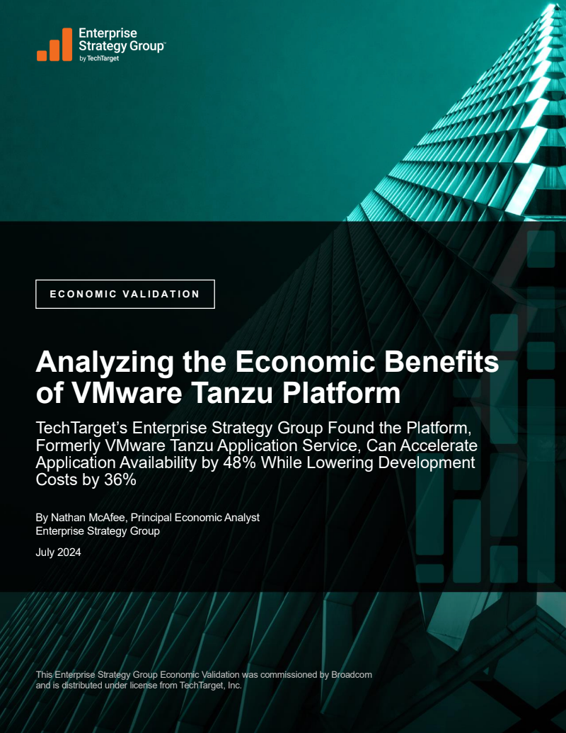 Analyzing the Economic Benefits of VMware Tanzu Platform