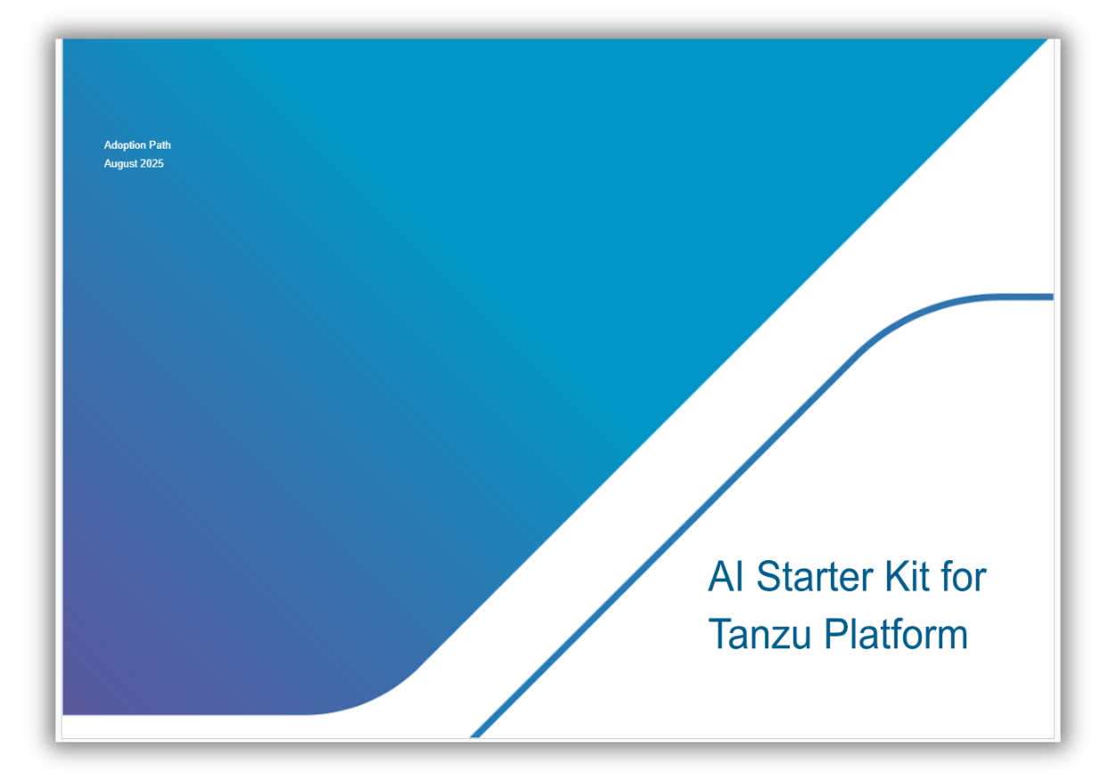 AI Starter Kit for Tanzu Platform
